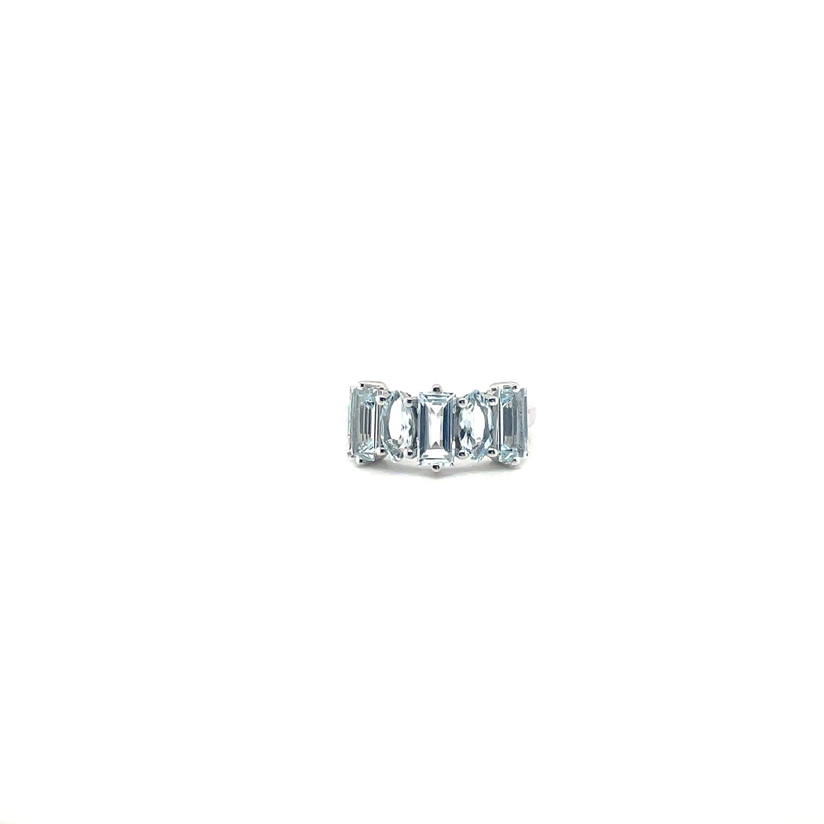 Aquamarine Ring in .925 Sterling Silver - KSR 14404