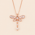 SOLVEIG Collier Plaquée Or Rose 18K — fond crème